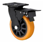 SCpub100 Полиуретановое колесо с тормозом д-100 мм